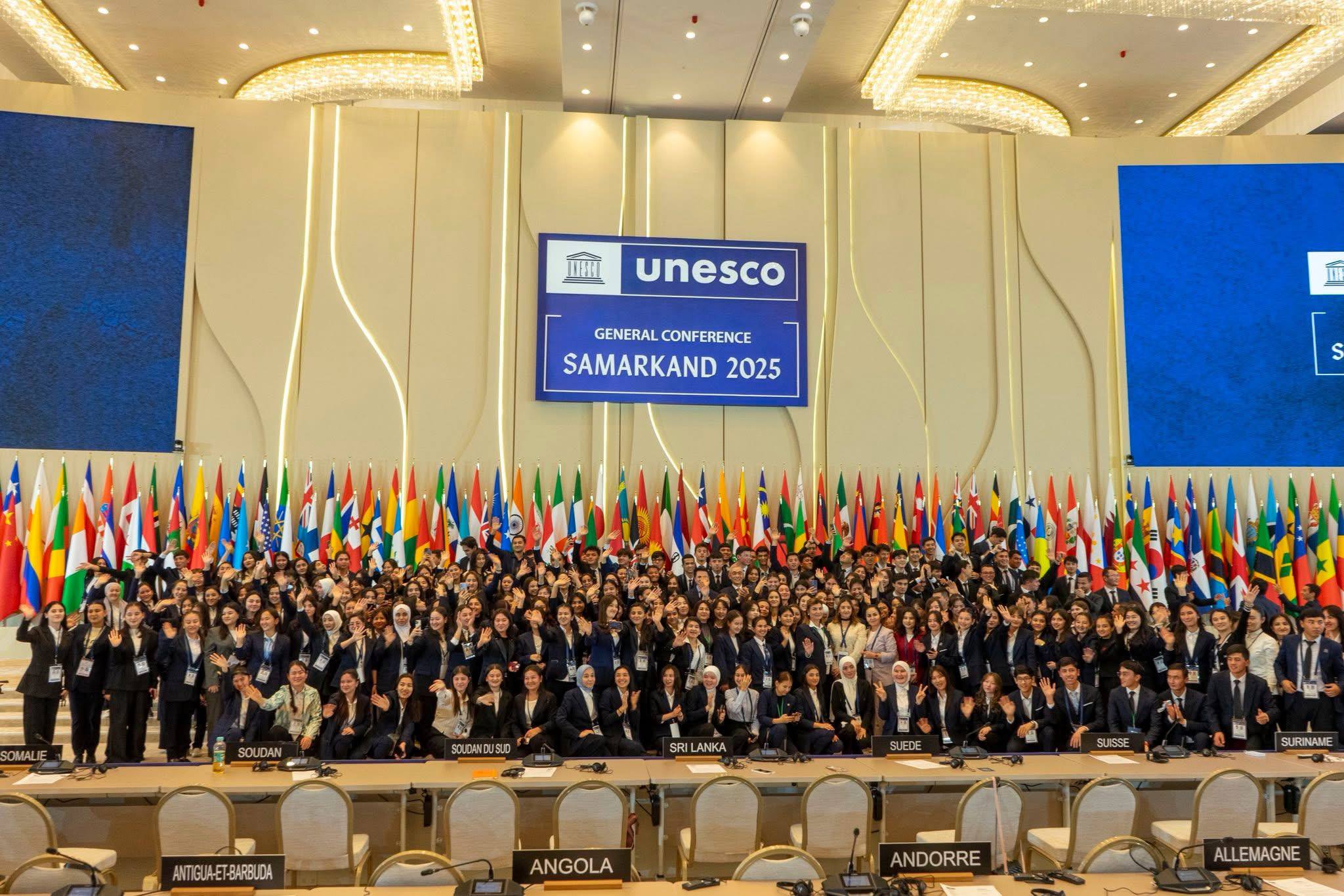 Female student on campus outdoors with a black top 